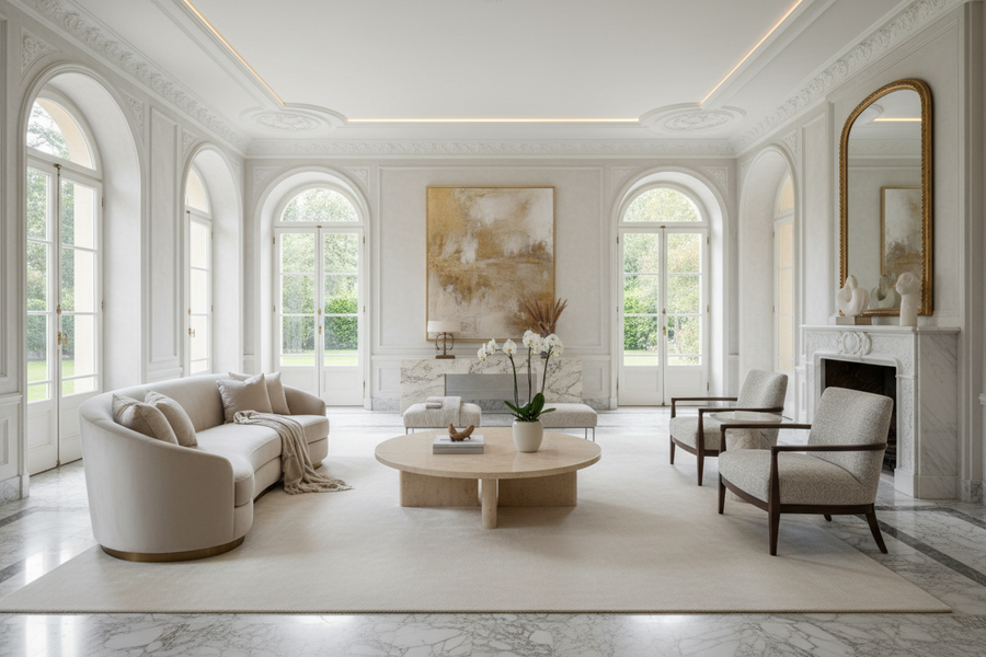 Interior design di lusso: come trasformare la tua casa in un rifugio di eleganza