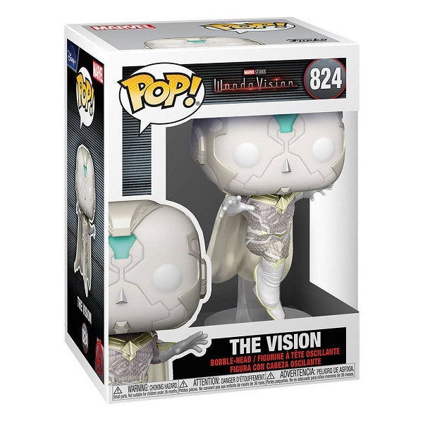 Funko Pop Marvel Wandavision 824 The Vision Vinyl Figure Scarlet Witch Vision