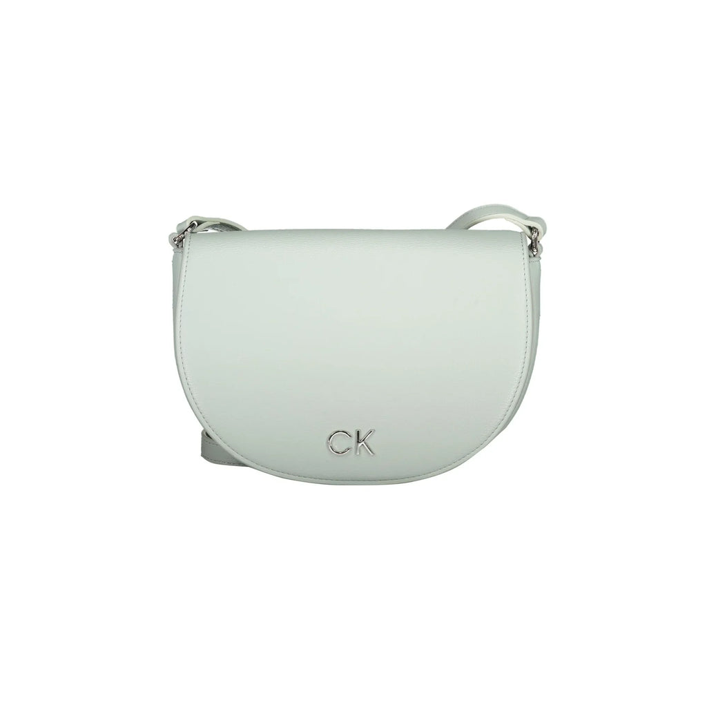 Calvin Klein Women's Blue Shoulder Bag with Magnetic Closure