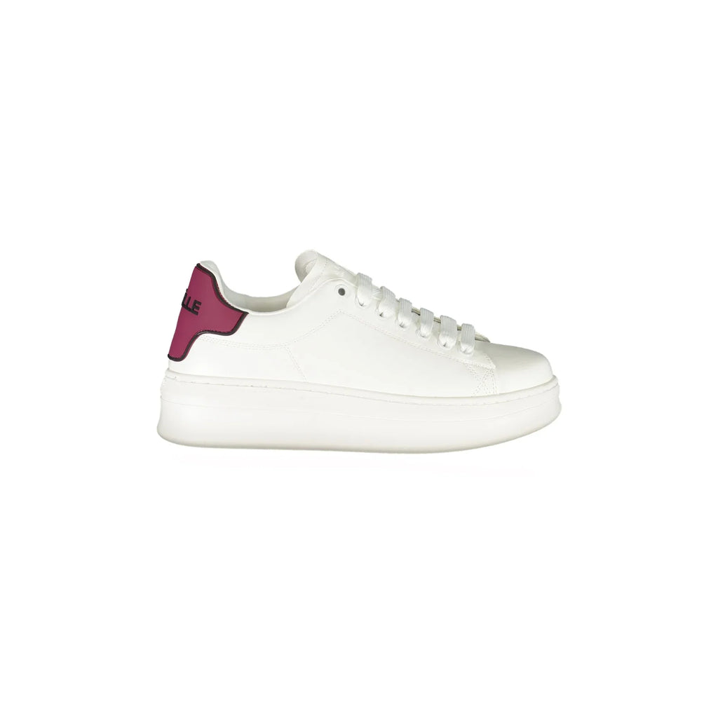 GAELLE PARIS Scarpe Sneakers Donna Rosse con Dettagli a Contrasto
