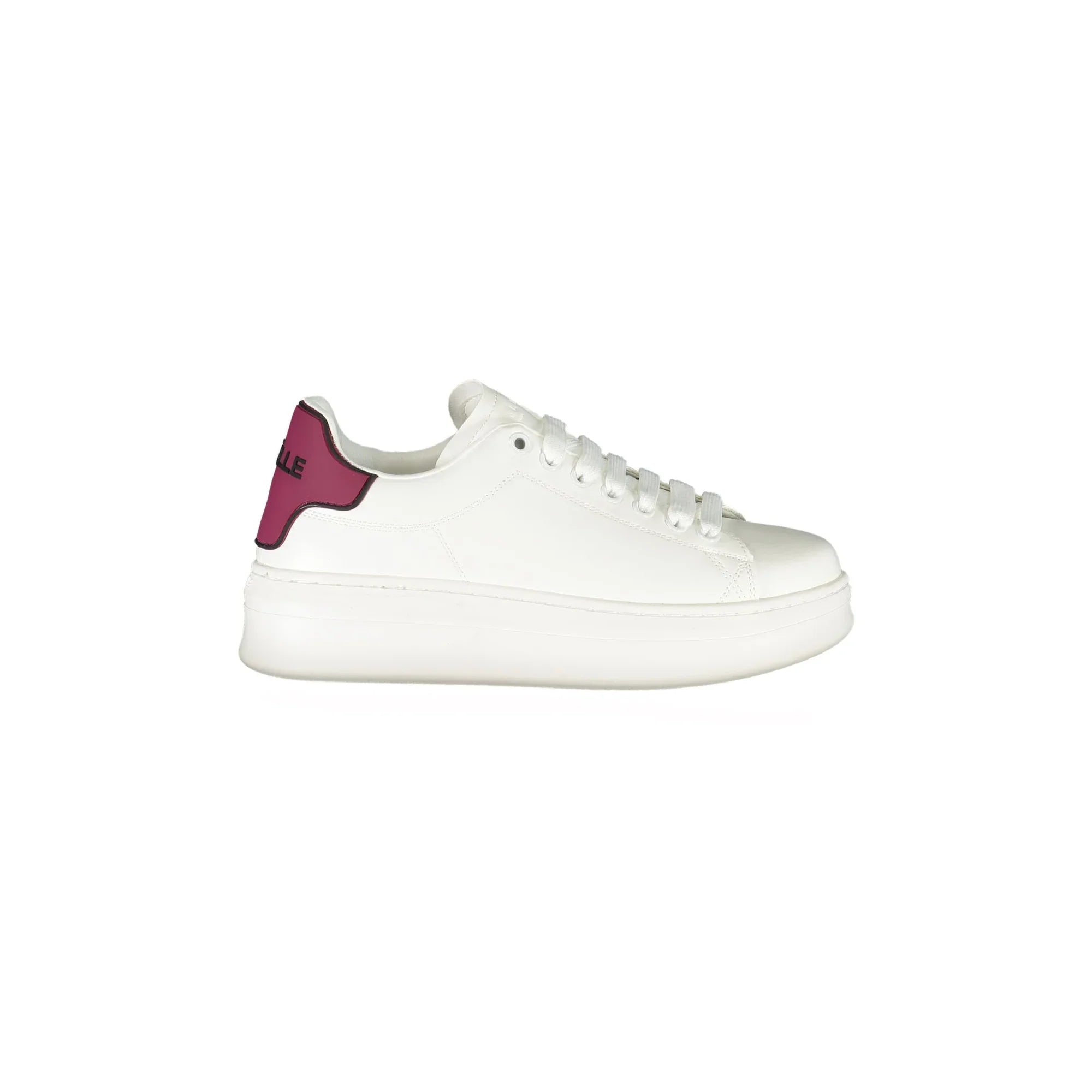 GAELLE PARIS Women's Red Sneakers with Contrast Details