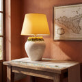 Lume Boccia in Ceramica di Caltagirone h 27 cm - Limoni Siciliani
