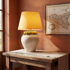 Lume Boccia in Ceramica di Caltagirone h 27 cm - Limoni Siciliani