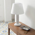 Lume Pigna Cilindro in Ceramica di Caltagirone h 60 cm — White Line