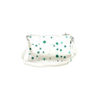 DESIGUAL Women's White Polka Dot Handbag with Shoulder Strap and Chain