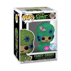 Funko Pop! Marvel I Am Groot - (1191) Fancy Groot Flocked Special Figure 9Cm