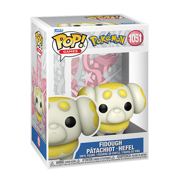Funko Pop! Games - Pokemon - (1051) Fidough Patachiot Hefel Figure 9Cm In Stock
