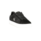 CALVIN KLEIN Sneakers Uomo Nere con Lacci e Dettagli in Bianco