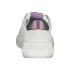 CALVIN KLEIN Scarpe Sneakers Donna Bianche con Dettagli a Contrasto
