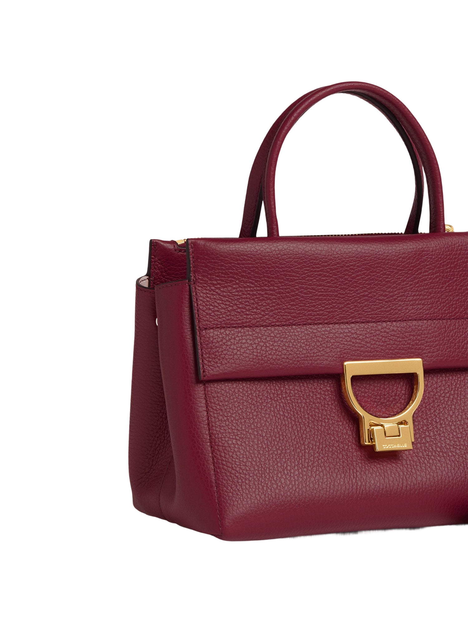COCCINELLE Women's Handbag with Shoulder Strap Purple, Genuine Leather, Arlettis Medium
