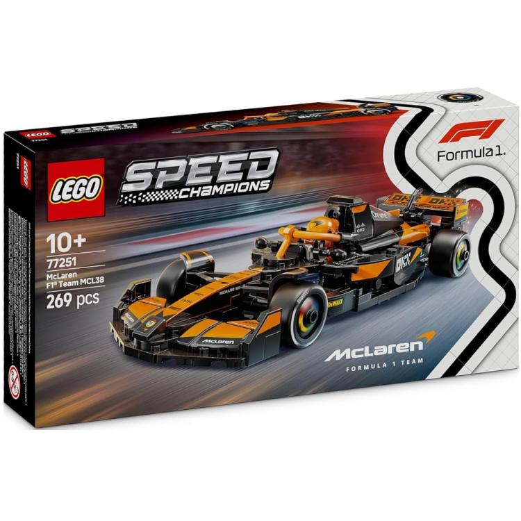 Lego Speed Champions McLaren F1 Team 77251 Formula 1 Race Car Building Toy