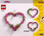 Lego - Ornamental Heart Flowers 40638 Home Decoration Building 20Cm