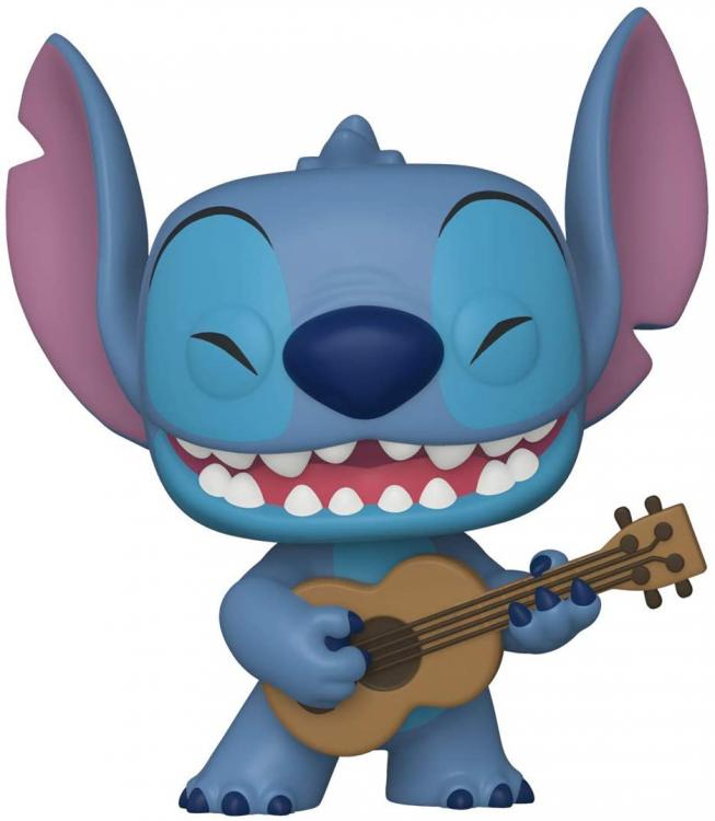 Funko Pop! Disney Lilo & Stitch - (1044) Stitch W/Ukulele Vinyl Figure 9Cm