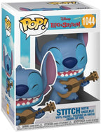 Funko Pop! Disney Lilo & Stitch - (1044) Stitch W/Ukulele Vinyl Figure 9Cm