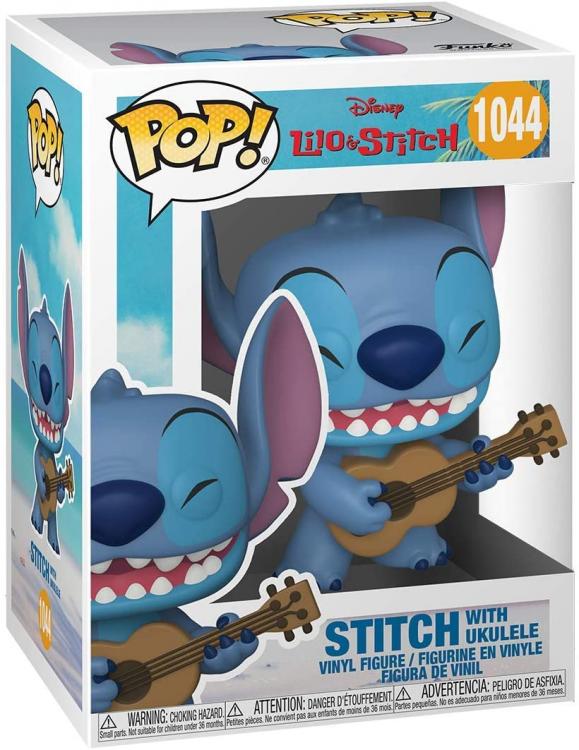Funko Pop! Disney Lilo & Stitch - (1044) Stitch W/Ukulele Vinyl Figure 9Cm