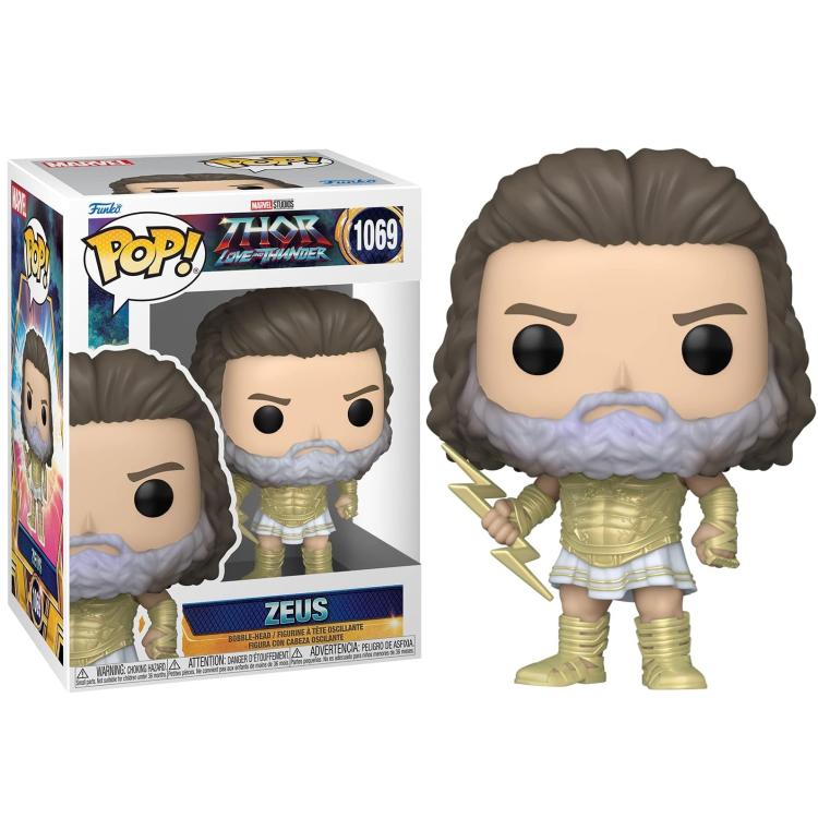 Funko Pop! Marvel Studios Thor Love And Thunder (1069) Zeus Vinyl Figure 9cm