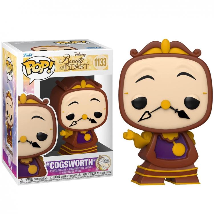 Funko Pop! Disney Beauty & The Beast - (1133) Cogsworth (Clock) Figure 9Cm