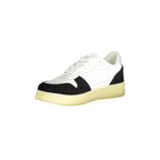 GAELLE PARIS Scarpe Sneakers Uomo Bianche con Dettagli a Contrasto e Logo