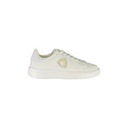 BLAUER Sneakers Uomo Bianche con Lacci e Dettagli a Contrasto