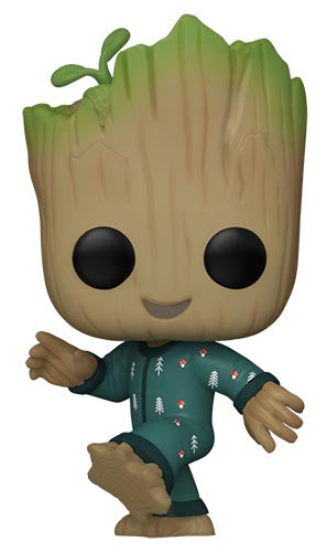 Funko Pop! Marvel I Am Groot - (1192) Groot In Onesie Figure 9Cm