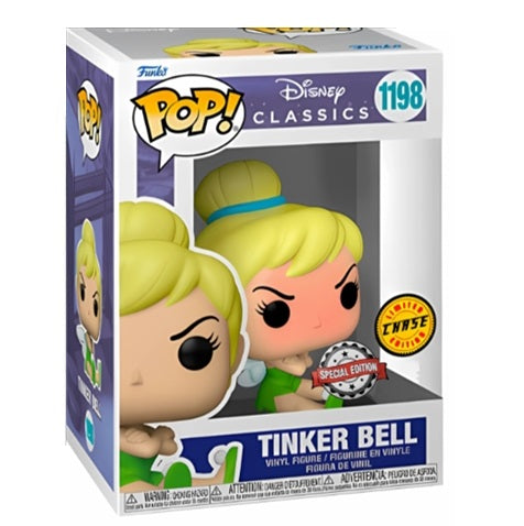 Funko Pop! Disney Classic (1198) Tinker Bell - Grumpy Tinker Bell (Chase) Figure 9Cm