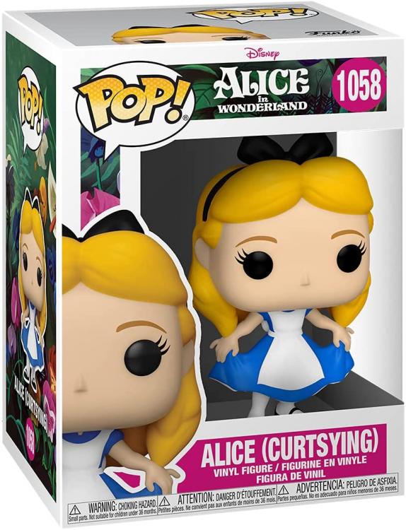 Funko Pop! Disney Alice In Wonderland 70th - (1058) Alice Curtsying Figure 9cm