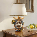 Head Lamp h 55 blue and orange lemons white male