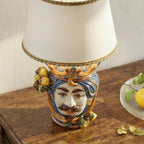 Head Lamp h 55 blue and orange lemons white male