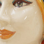 Head h 30 in blue and orange for women