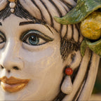 Head h 25 with yellow Sicilian lemons in mother-of-pearl female