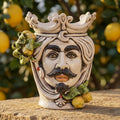 Testa h 25 with yellow Sicilian lemons in mother-of-pearl man