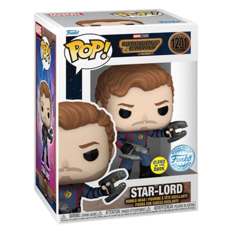 Funko Pop! Marvel - Guardians Of The Galaxy Vol. 3 (1201) Star-Lord Gitd Exm