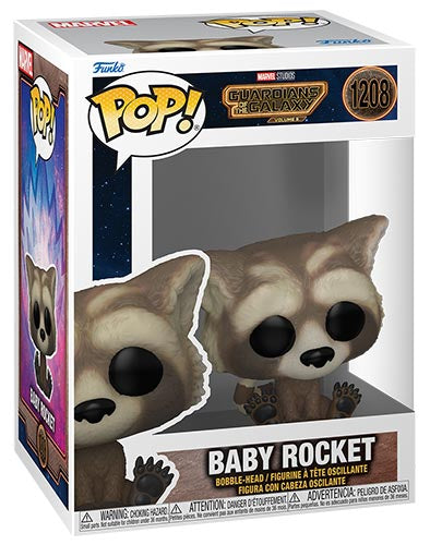 Funko Pop! Marvel - Guardians Of The Galaxy (1208) Baby Rocket Vinyl Figure