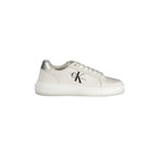 CALVIN KLEIN Scarpe Sportive Donna Bianche con Dettagli a Contrasto