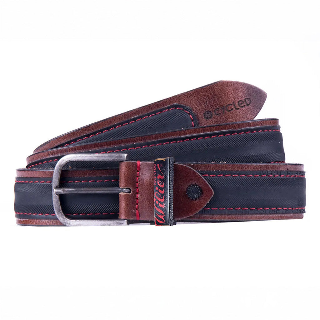 Supercorsa Cycled leather belt - 12