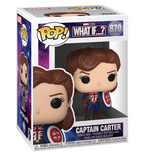 Funko Pop ! Marvel Studios What If...? - Captain Carter (870) Vinyl Figure 10 cm