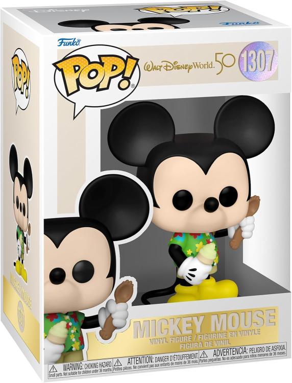 Funko Pop Walt Disney World 50th Anniversary (1251) Mickey Mouse Vinyl Figure 9Cm