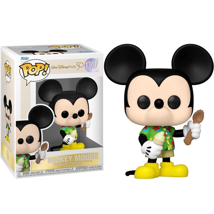 Funko Pop Walt Disney World 50th Anniversary (1251) Mickey Mouse Vinyl Figure 9Cm