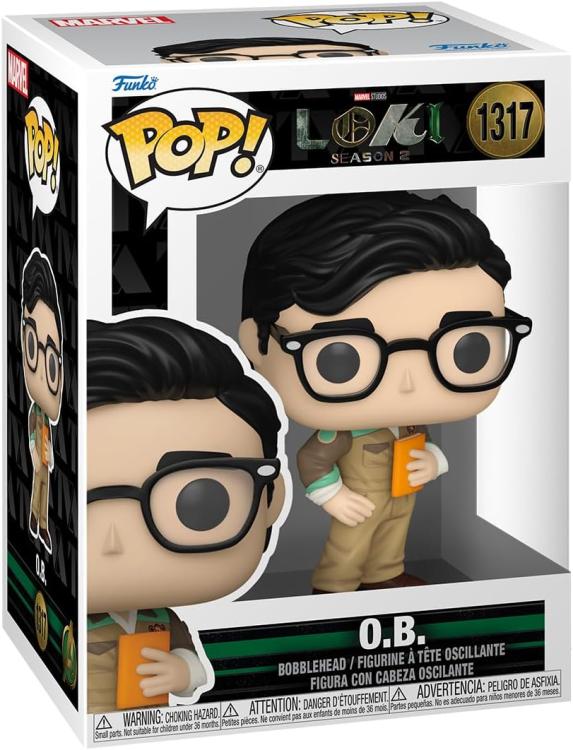 Funko Pop! Marvel Loki (1317) O.B. Vinyl Figure 9Cm TV Series Disney+