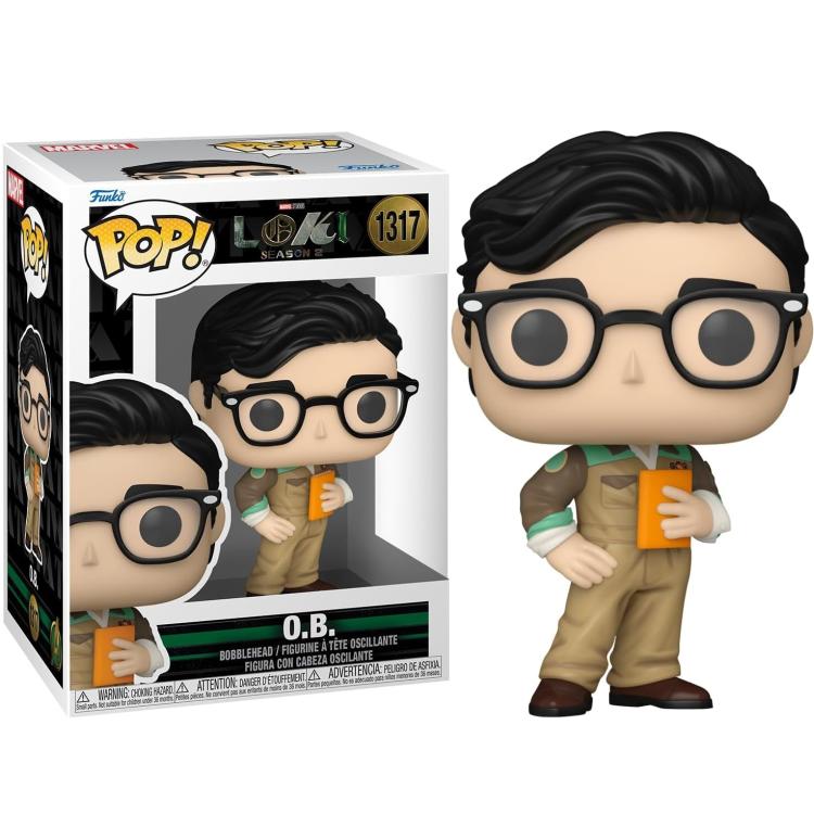 Funko Pop! Marvel Loki (1317) O.B. Vinyl Figure 9Cm TV Series Disney+