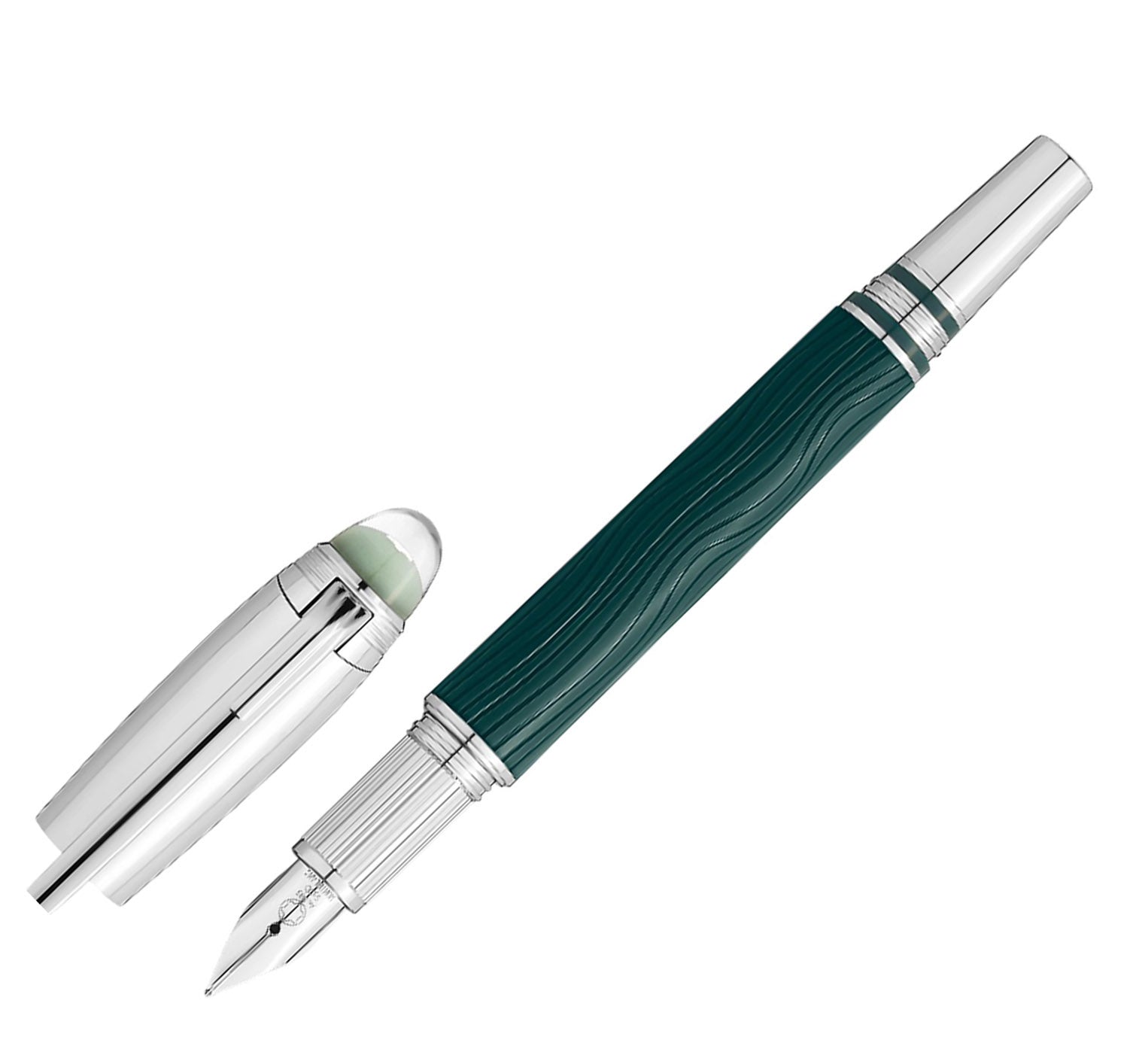 Montblanc StarWalker PolarGreen Doué Fountain Pen M Nib 132906