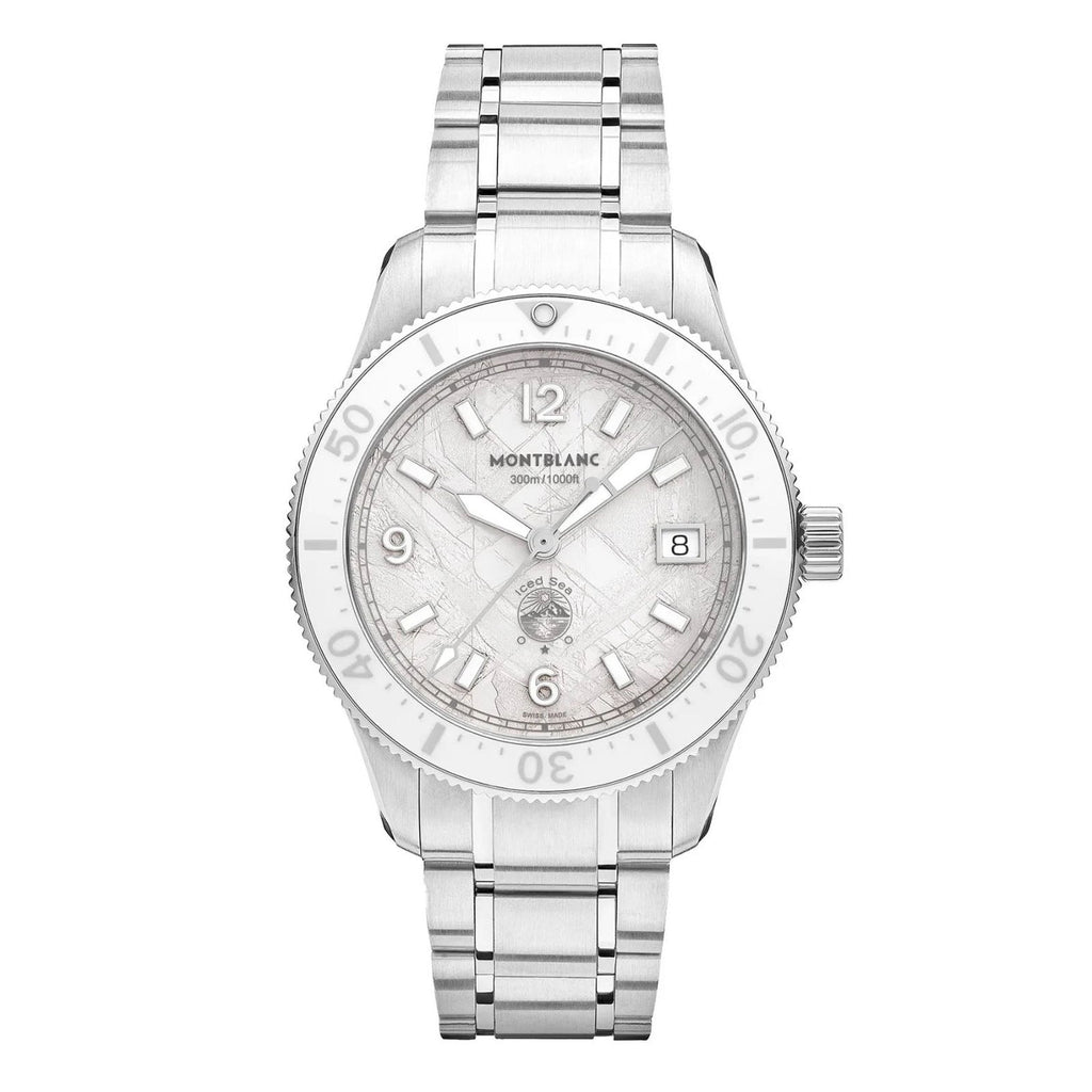 Montblanc Iced Sea Automatic Date 0 Oxygen 38mm white automatic steel 134024