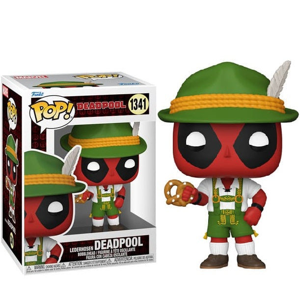 Funko Pop! Marvel Deadpool Parody - (1341) Lederhosen Deadpool Figure 9Cm