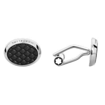 Montblanc Meisterstück oval cufflinks in steel 134468