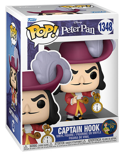 Funko Pop! Disney - Peter Pan 70th Anniversary: (1348) Captain Hook 9cm