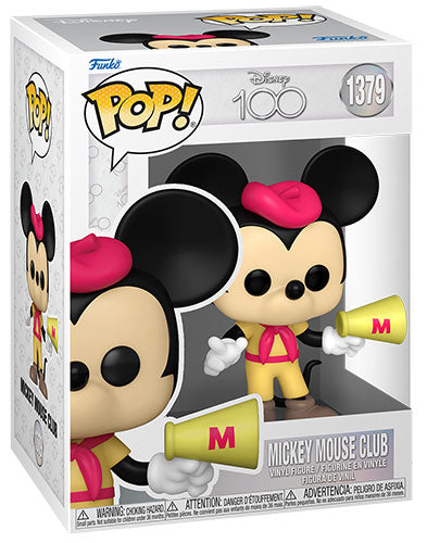 Funko Pop! Disney 100th - (1379) Mickey Mouse Club Vinyl Figure 9cm Mickey Mouse