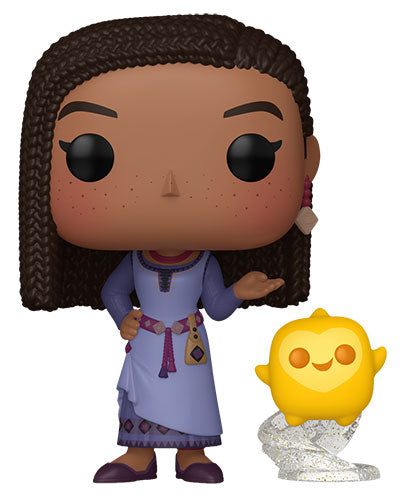 Funko Pop! Disney Wish (1390) Asha With Star Vinyl Figure 9Cm Collectible Statue