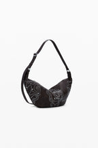 DESIGUAL Women's Brown Shoulder Bag, Poker Face Munster