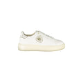 BLAUER Women's White Sneakers with Laces and Studded Appliques