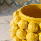 Vaso con Limoni in Ceramica di Caltagirone — Linea Decorativa